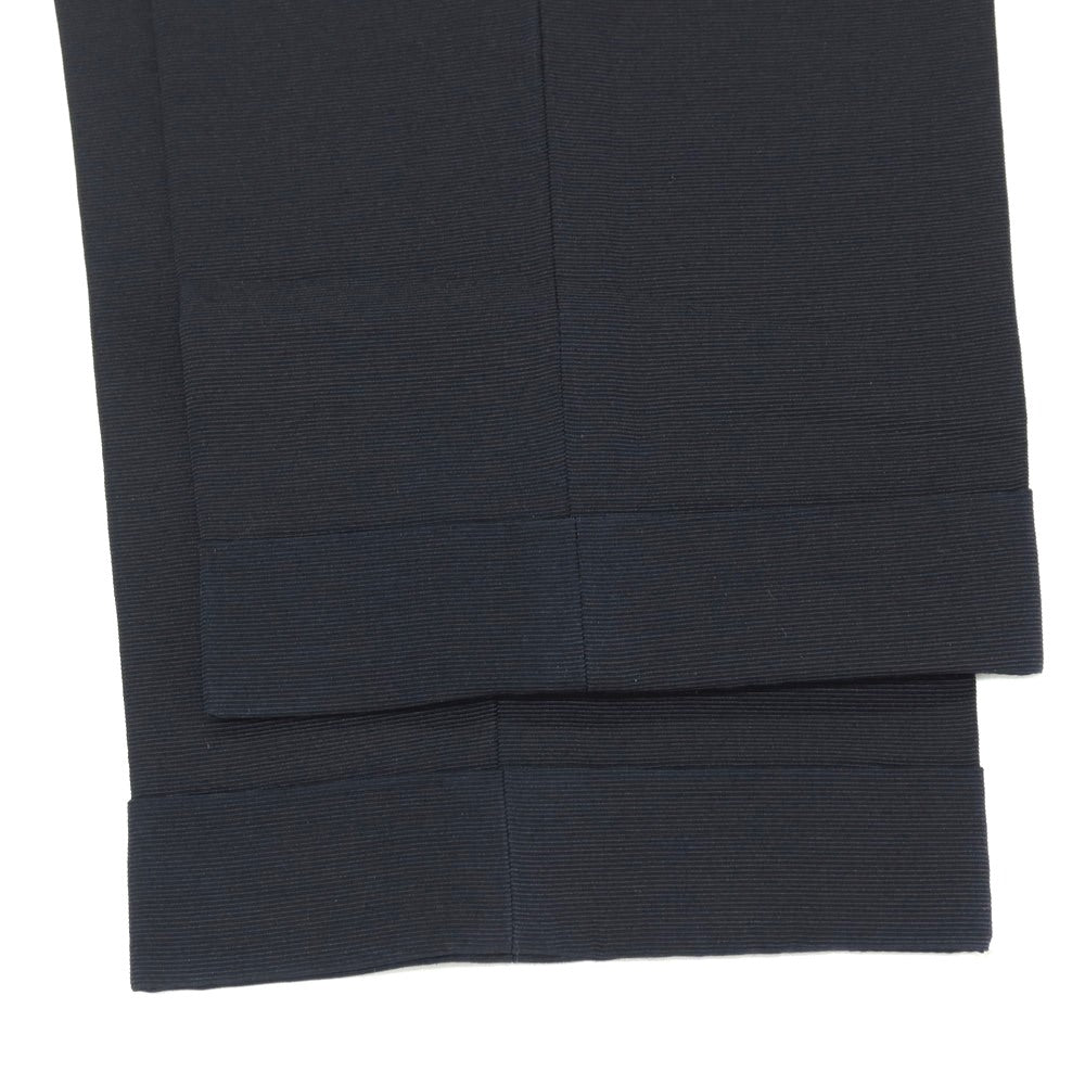 【中古】ラルディーニ LARDINI ウールシルク カジュアルスラックスパンツ ネイビー【サイズ44 REG】【 状態ランクB 】【 メンズ 】