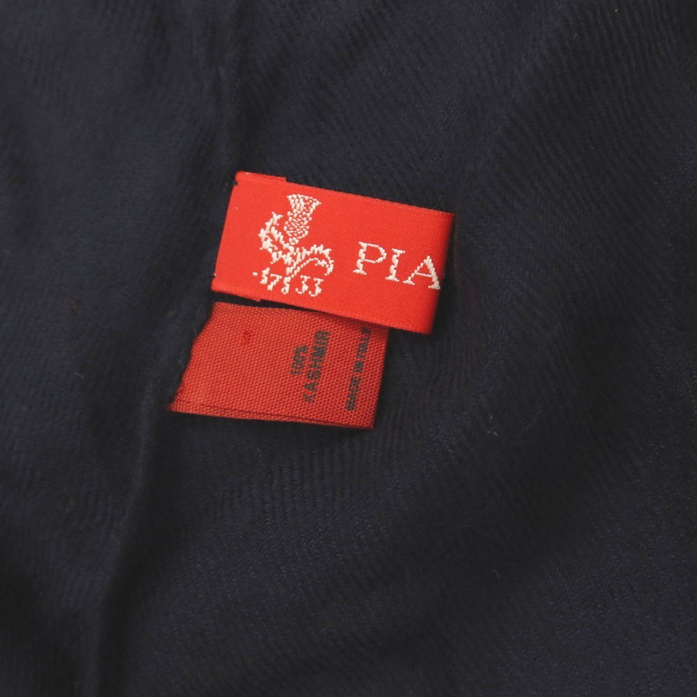 【中古】ピアチェンツァ PIACENZA カシミヤ ストール ネイビー【 状態ランクC 】【 ユニセックス 】