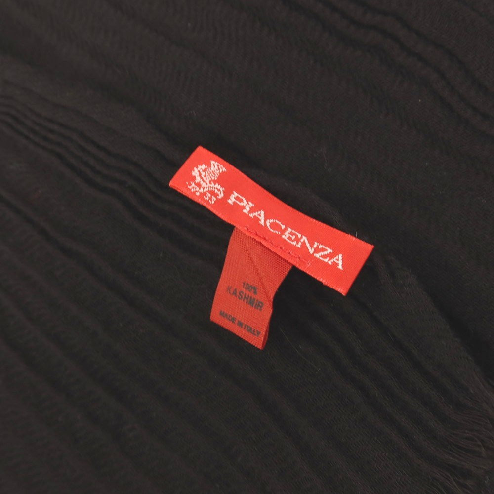 【中古】ピアチェンツァ PIACENZA カシミヤ ストール ダークブラウン【 状態ランクB 】【 ユニセックス 】