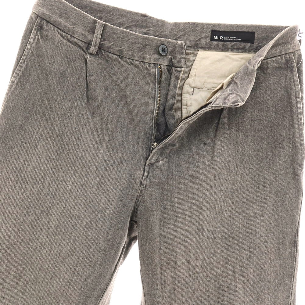 【中古】グリーンレーベルリラクシング green label relaxing コットン デニムパンツ ジーンズ グレー【サイズM】【 状態ランクB 】【 メンズ 】