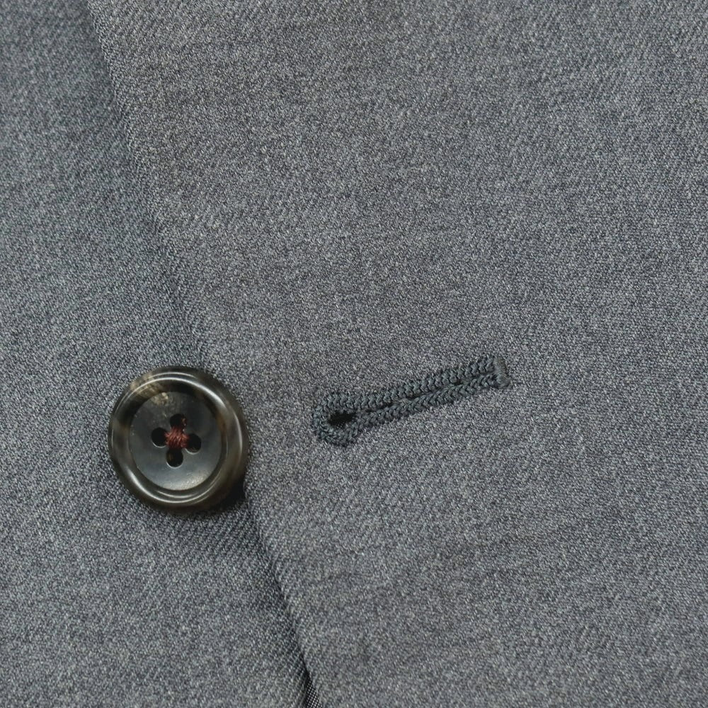 【中古】アザブテーラー azabu tailor スリーピース ウール 3つボタンスーツ グレー【サイズ上50/ジレ50/下88】【 状態ランクC 】【 メンズ 】