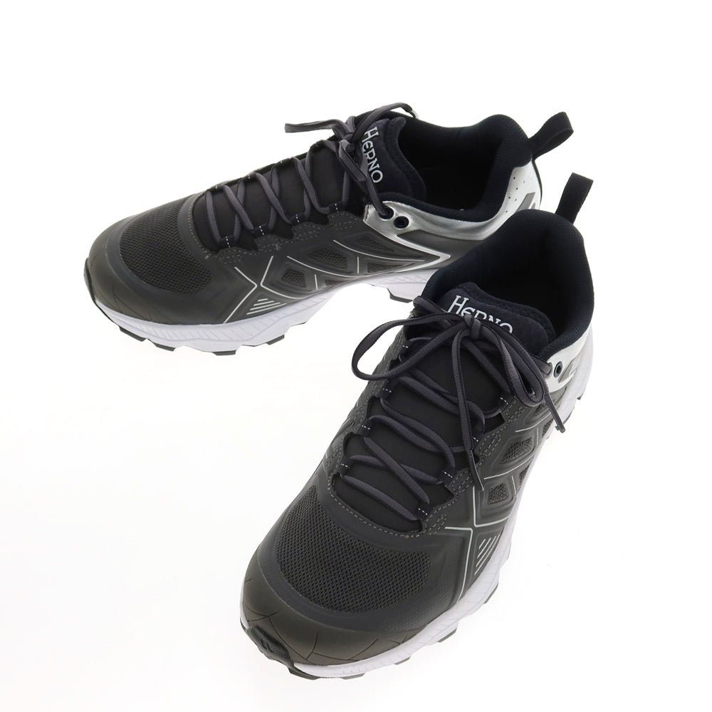 【中古】ヘルノ Herno × SCARPA ナイロン スニーカー グレー【サイズ41】【 状態ランクA 】【 メンズ 】