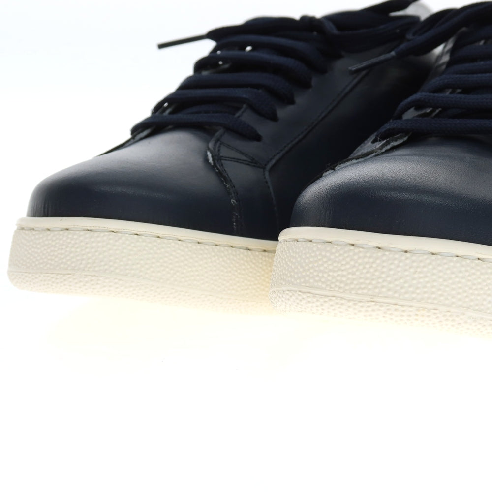 【中古】【未使用】エヌエー1964 NA1964 レザー スニーカー ネイビー【サイズ40】【 状態ランクS 】【 メンズ 】