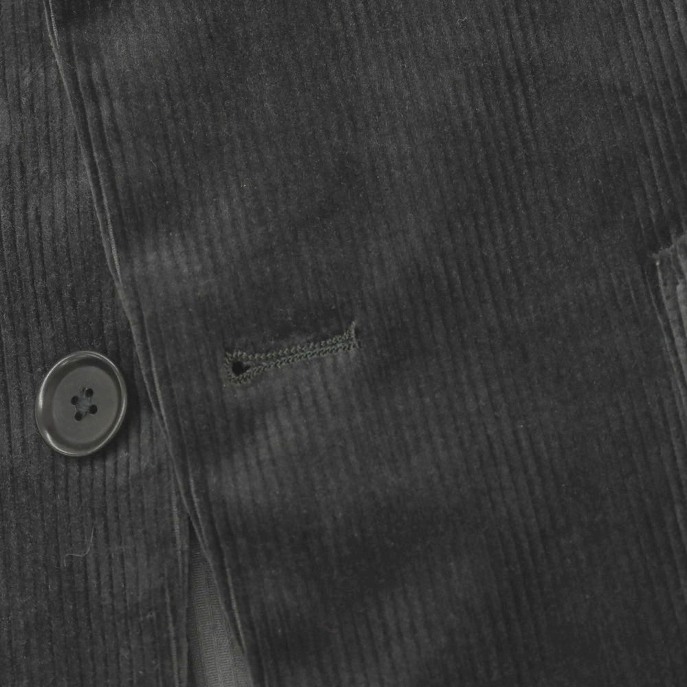 【中古】ユナイテッドアローズ UNITED ARROWS ストレッチ コットン 中太畝 コーデュロイ 2つボタンスーツ セットアップ チャコールグレー系【サイズ46】【 状態ランクB 】【 メンズ 】