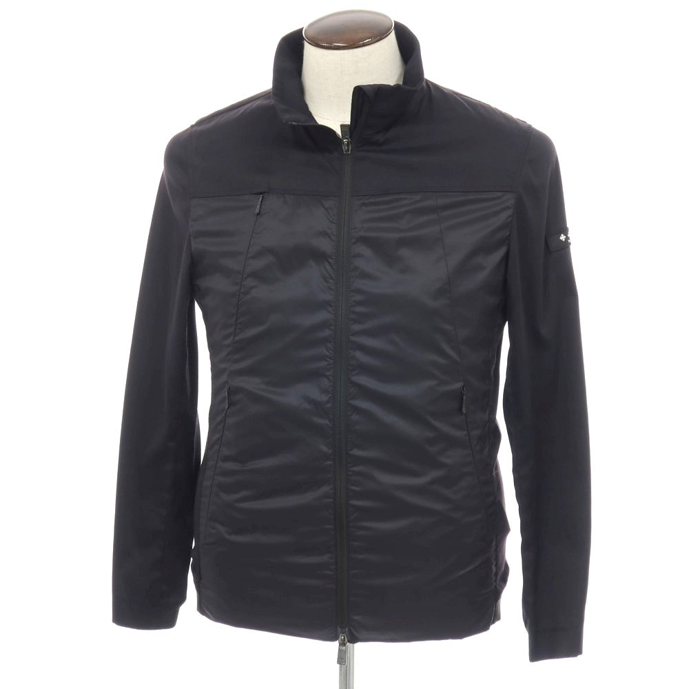 【中古】タトラス TATRAS ナイロン スタンドカラー ダブルジップブルゾン ブラック【サイズ3】【 状態ランクB 】【 メンズ 】