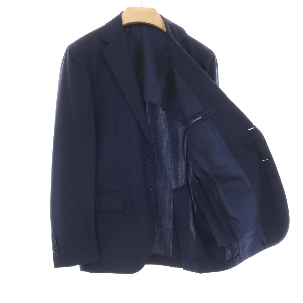 【中古】デペトリロ DE PETRILLO ウール 3つボタンスーツ ネイビー【サイズ48】【 状態ランクB 】【 メンズ 】