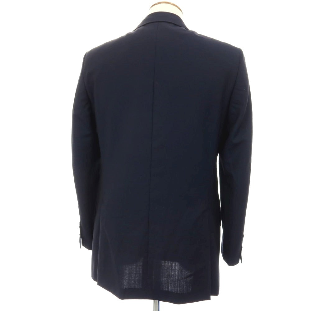 【中古】ダンヒル Dunhill ウールモヘヤ 2B テーラードジャケット ネイビー【サイズ48】【 状態ランクC 】【 メンズ 】