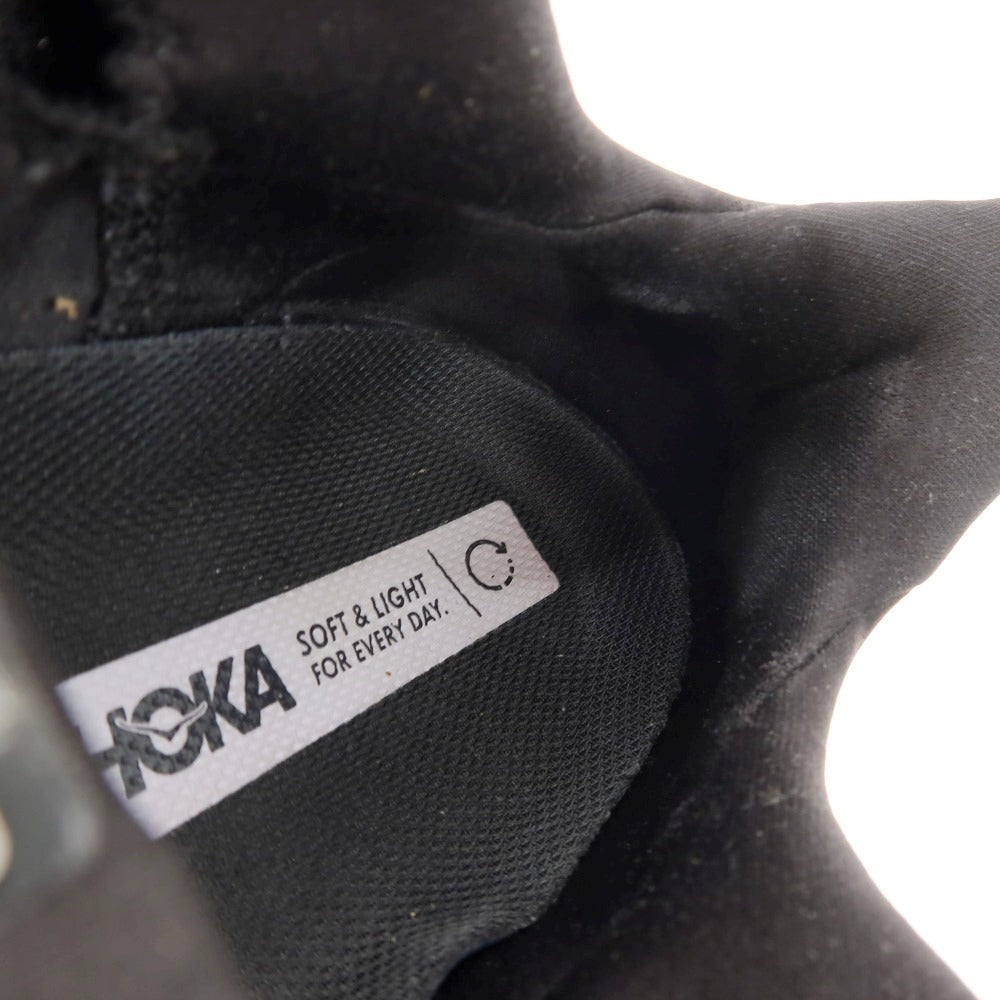 【中古】ホカ オネ オネ HOKA ONE ONE CLIFTON 8 合成繊維 スニーカー ブラック【サイズ28】【 状態ランクC 】【 メンズ 】