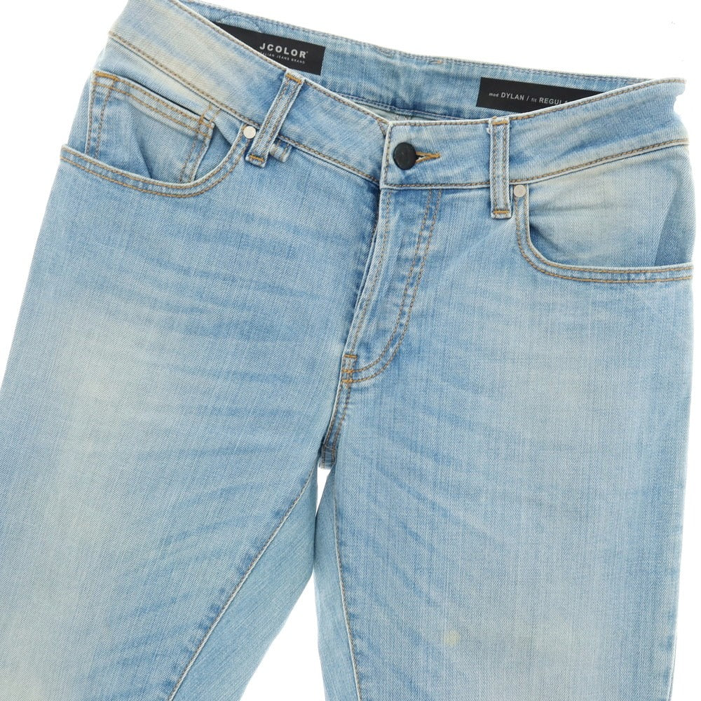 【中古】ジェイカラー JCOLOR DYLAN ストレッチ コットン デニムパンツ ジーンズ ライトブルー【サイズ29】【 状態ランクC 】【 メンズ 】
