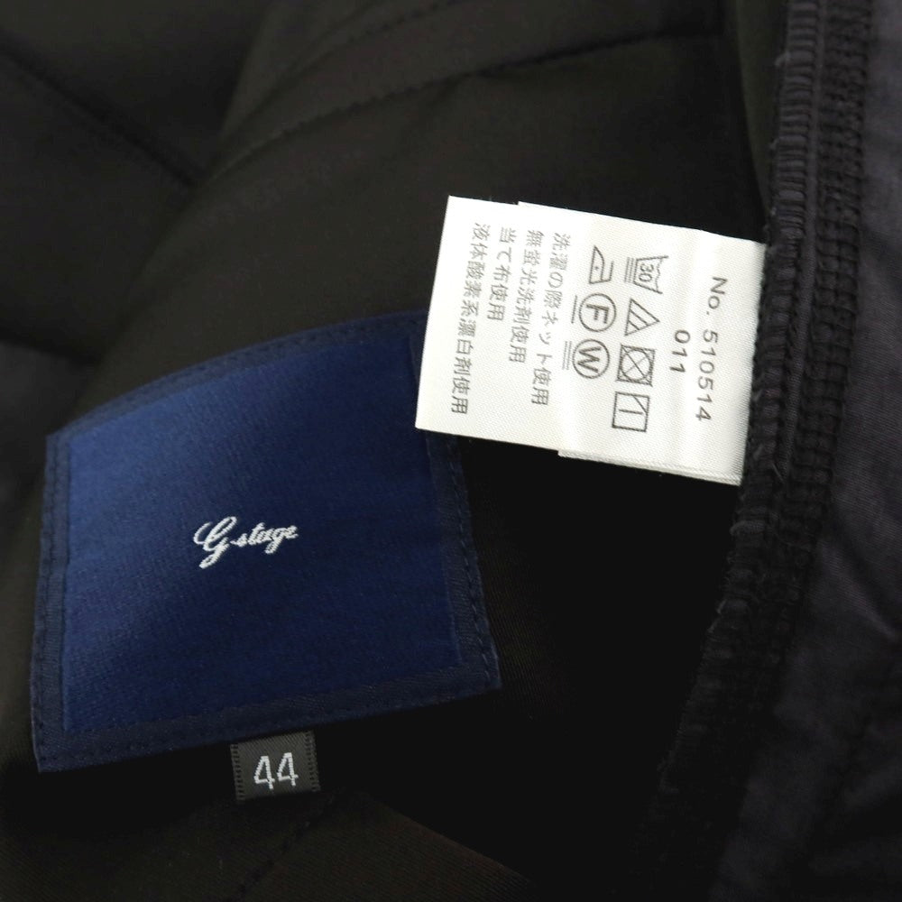 【SALE30%OFF/返品不可】【中古】【未使用】ジーステージ g-stage ポリエステル ジャージー イージーパンツ ブラック【 サイズ44 】【 状態ランクS 】【 メンズ 】
