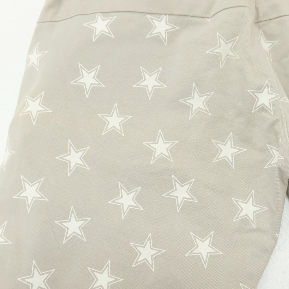 【中古】ダニエレアレッサンドリーニ DANIELE ALESSANDRINI ストレッチ コットン 星柄プリント ショートパンツ グレージュ系【サイズ29】【 状態ランクB 】【 メンズ 】