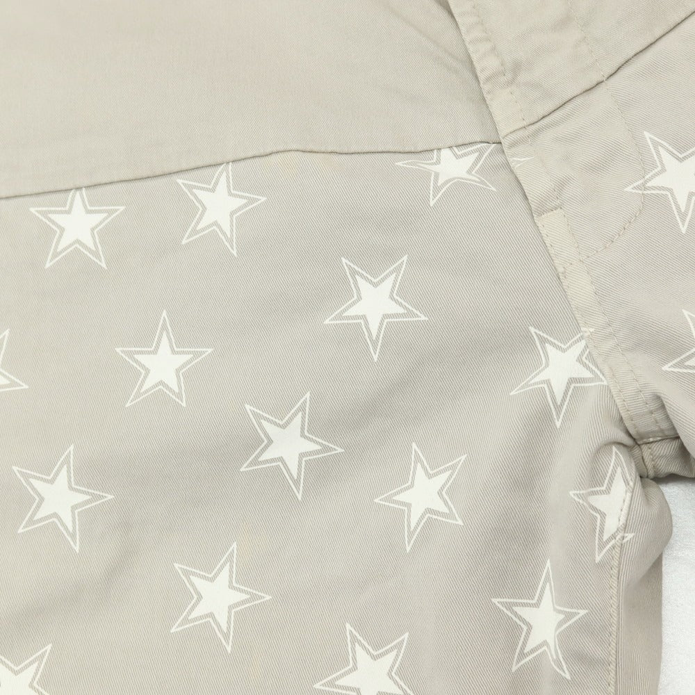 【中古】ダニエレアレッサンドリーニ DANIELE ALESSANDRINI ストレッチ コットン 星柄プリント ショートパンツ グレージュ系【サイズ29】【 状態ランクB 】【 メンズ 】