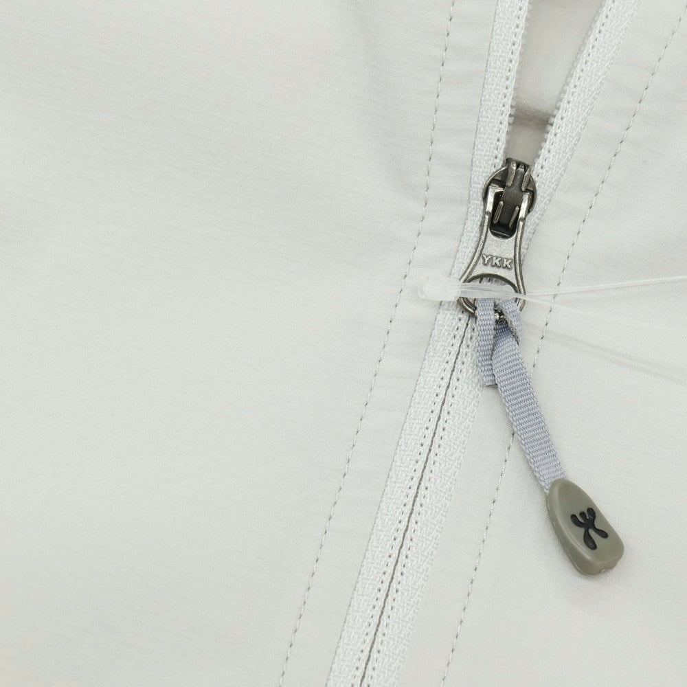 【中古】フーディニ HOUDINI ポリエステル スタンドカラー ジップアップ シェルジャケット ライトグレー【サイズS】【 状態ランクB 】【 メンズ 】