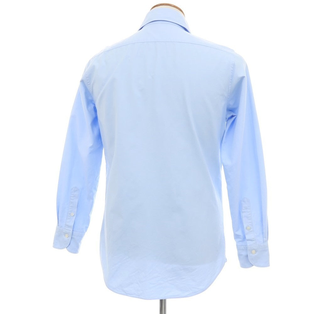 【中古】リングヂャケット RING JACKET コットン ホリゾンタルカラー ドレスシャツ ブルー【サイズ40】【 状態ランクC 】【 メンズ 】