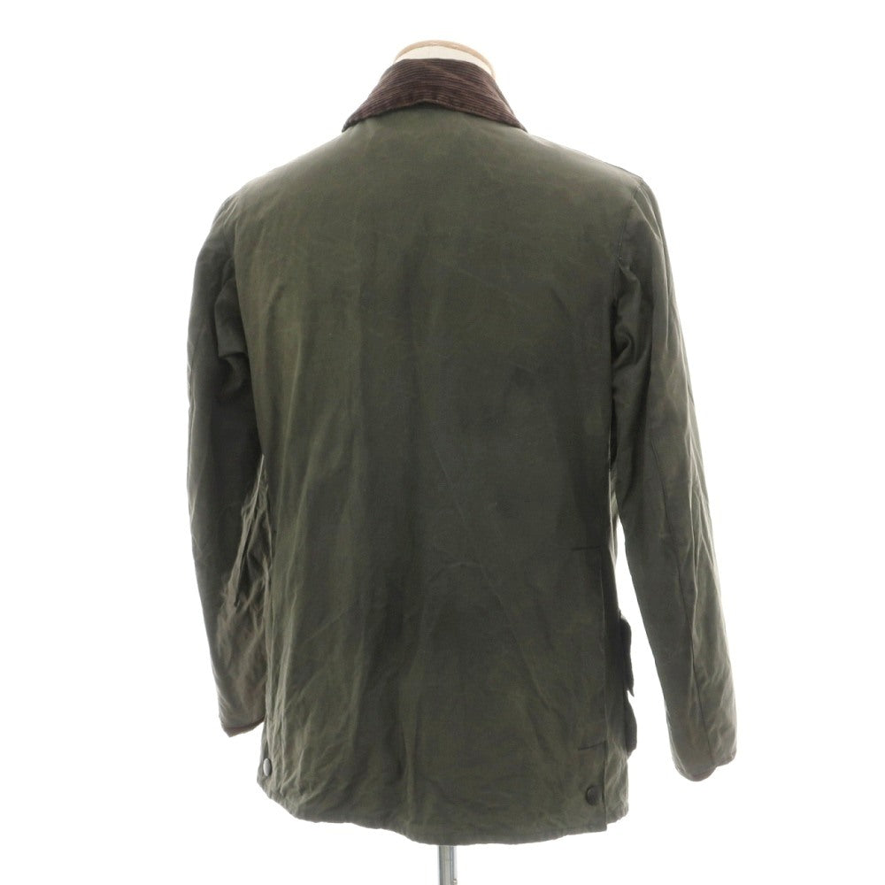 【中古】バブアー Barbour SL BEWICK ワックスコットン フィールドジャケット オリーブグリーン【サイズ36】【 状態ランクC 】【 メンズ 】