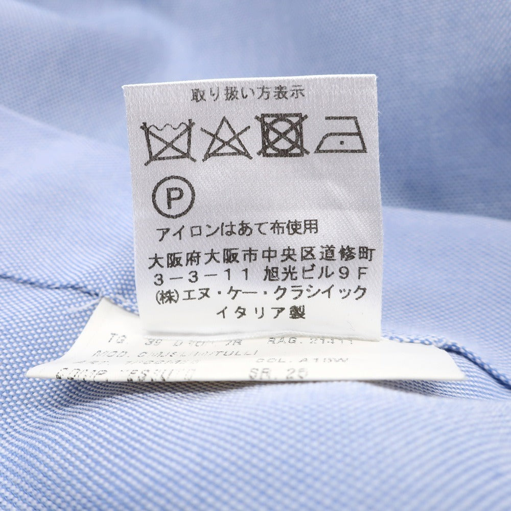 【中古】スティレ ラティーノ STILE LATINO コットン レギュラーカラー ドレスシャツ ライトブルー【サイズ39】【 状態ランクD 】【 メンズ 】