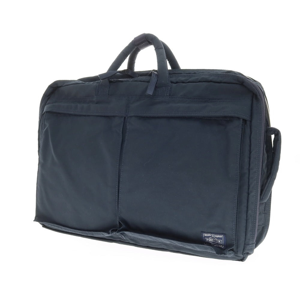 【中古】ポーター PORTER LOWERCASE ナイロン ブリーフケース ネイビー【 状態ランクB 】【 メンズ 】
