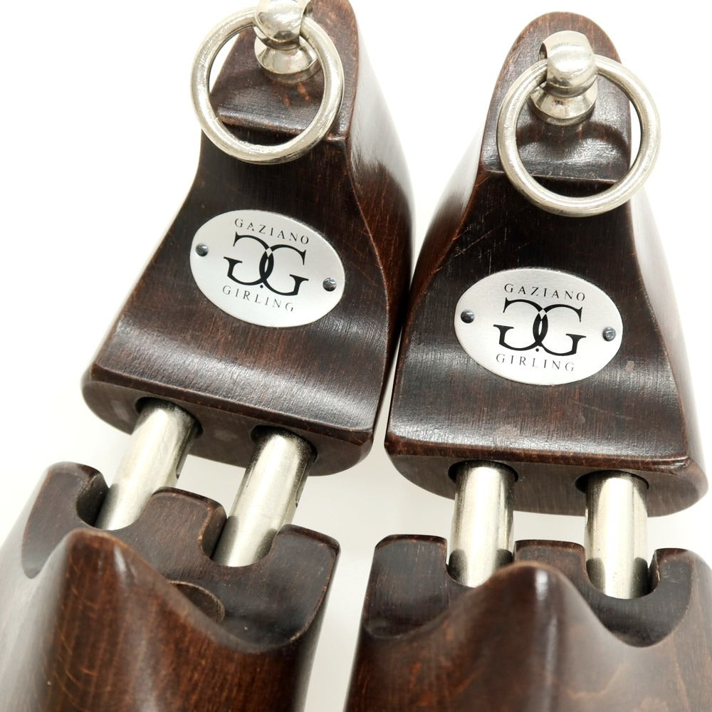 【中古】ガジアーノ&ガーリング GAZIANO & GIRLING TG73 木製 シューツリー シューキーパー ダークブラウン【サイズ6 1/2 E】【 状態ランクB 】【 メンズ 】