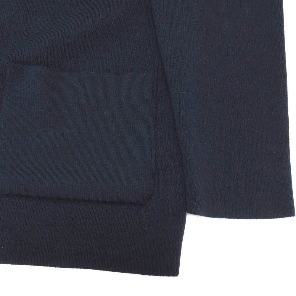 【中古】ジョンスメドレー JOHN SMEDLEY ウール 襟付き カーディガン ネイビー【サイズM】【 状態ランクB 】【 メンズ 】