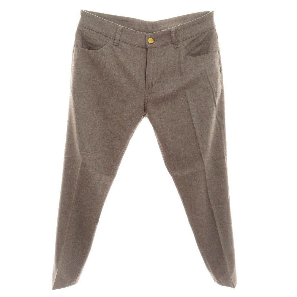 【中古】ピーティートリノ デニム PT TORINO DENIM SOUL ウールポリウレタン カジュアルスラックスパンツ グレーブラウン【サイズ34】【 状態ランクB 】【 メンズ 】
