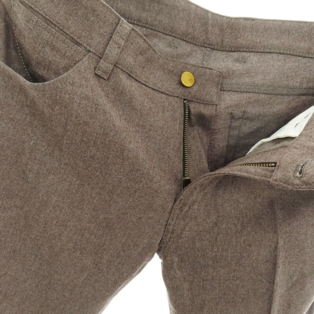 【中古】ピーティートリノ デニム PT TORINO DENIM SOUL ウールポリウレタン カジュアルスラックスパンツ グレーブラウン【サイズ34】【 状態ランクB 】【 メンズ 】