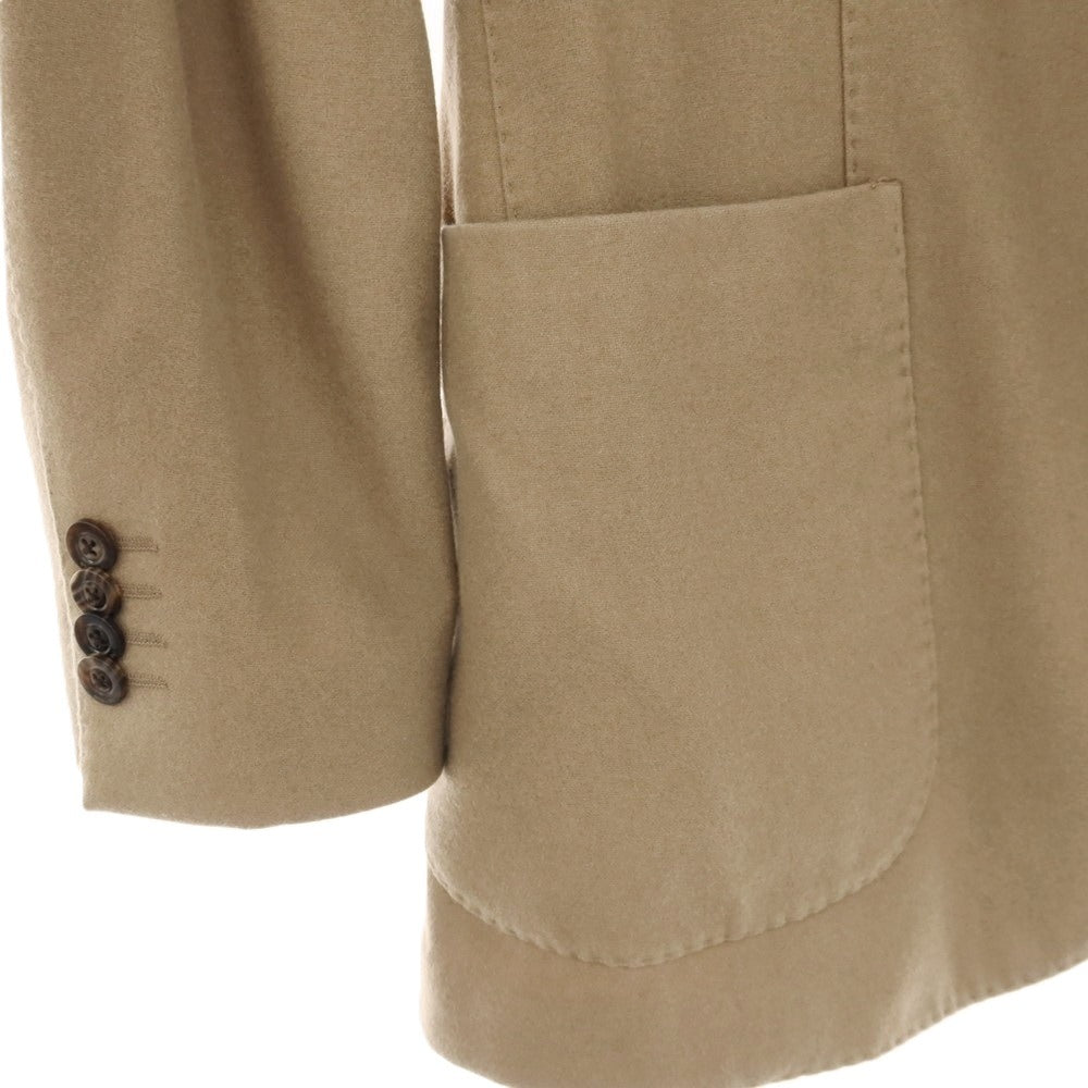 【中古】ボリオリ BOGLIOLI K.JACKET カシミヤ 2B カジュアルジャケット カーキベージュ【サイズ48】【 状態ランクC 】【 メンズ 】