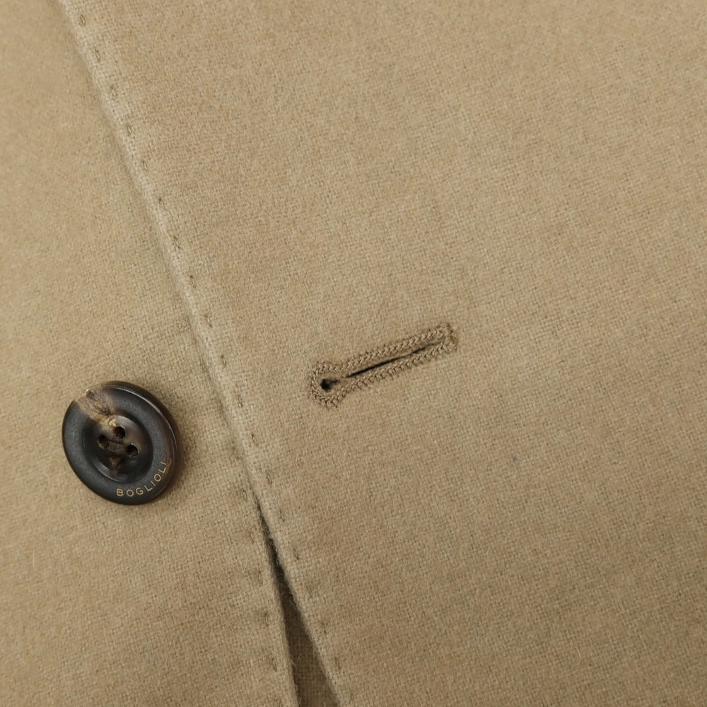 【中古】ボリオリ BOGLIOLI K.JACKET カシミヤ 2B カジュアルジャケット カーキベージュ【サイズ48】【 状態ランクC 】【 メンズ 】