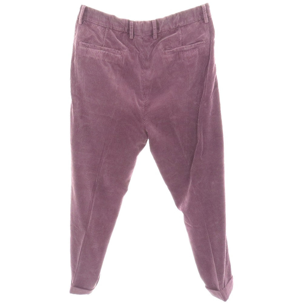 【中古】ブルネロクチネリ Brunello Cucinelli コットン 太畝 コーデュロイパンツ パープル系【サイズ50】【 状態ランクB 】【 メンズ 】