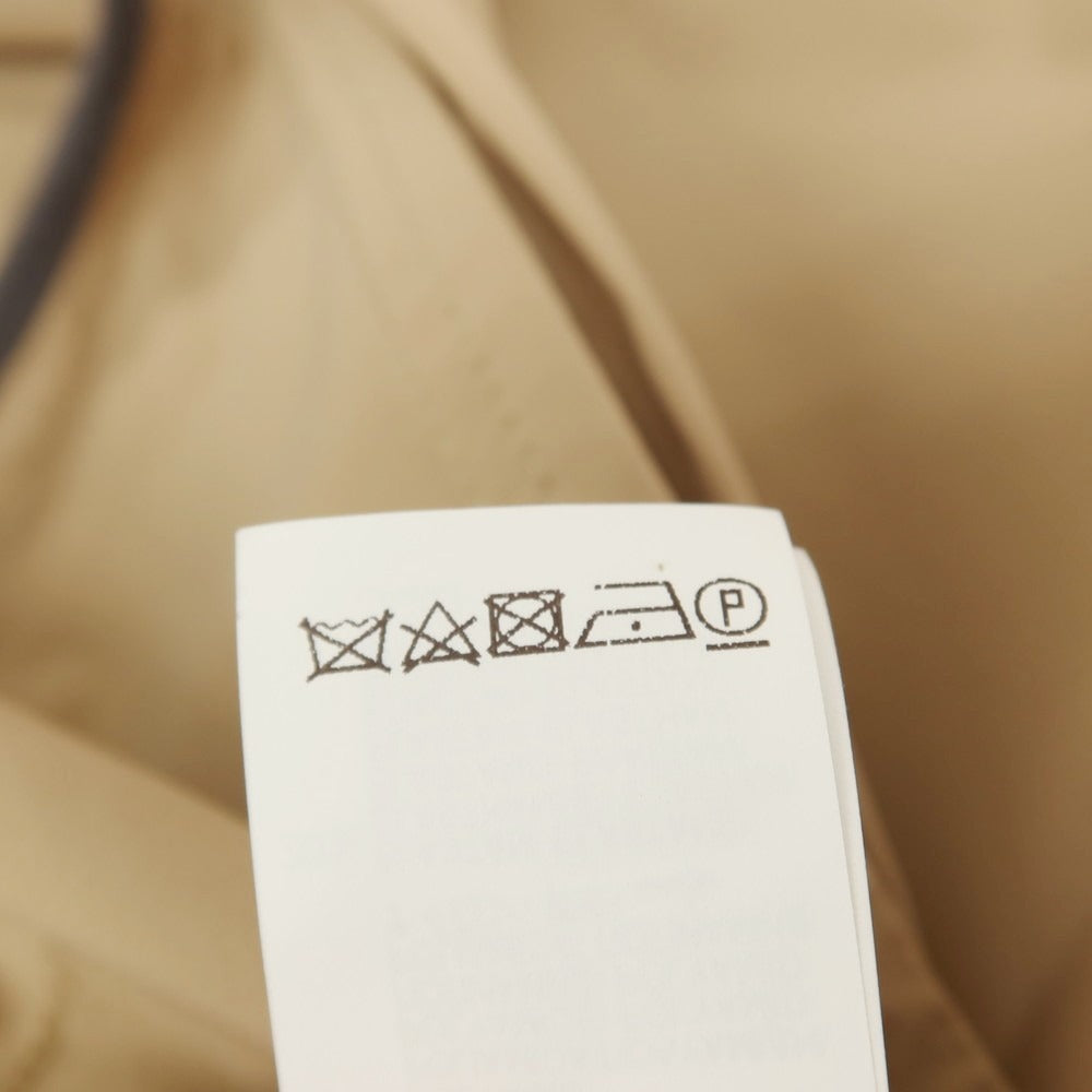 【中古】ブルネロクチネリ Brunello Cucinelli ストレッチ ナイロン ステンカラーコート ベージュ【サイズ46】【 状態ランクA 】【 メンズ 】