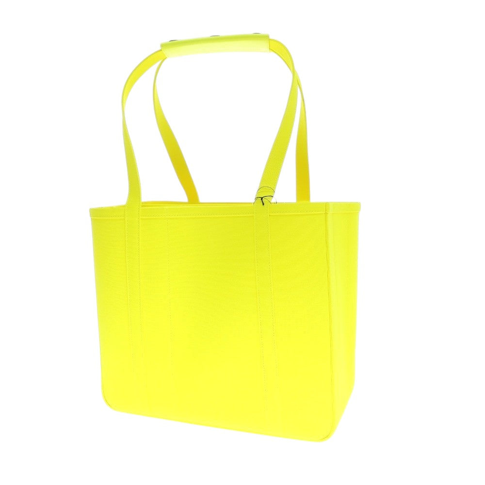 【中古】チャコリ CHACOLI キャンバス トートバッグ ネオンイエロー【 状態ランクA 】【 ユニセックス 】