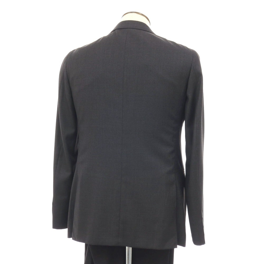 【新品】カナーリ CANALI ウール 3つボタンスーツ ダークグレー【サイズ50】【 状態ランクN 】【 メンズ 】