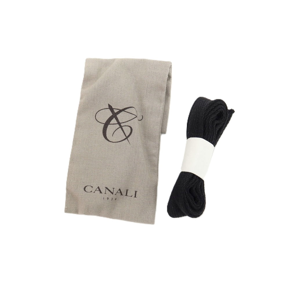 【新品】カナーリ CANALI ウール チェック 2つボタンスーツ グレーブラック【サイズ44】【 状態ランクN 】【 メンズ 】