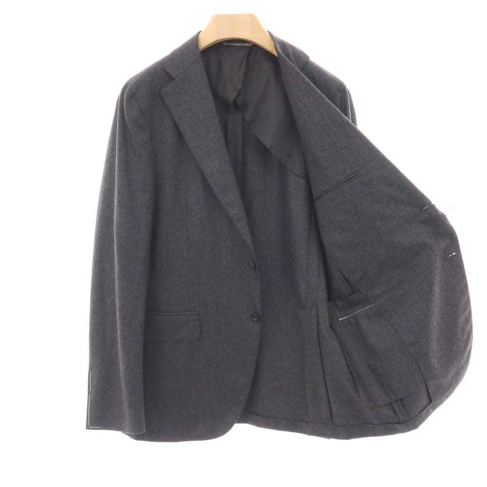 【新品】カナーリ CANALI ウール 3つボタンスーツ グレー【サイズ52】【 状態ランクN 】【 メンズ 】