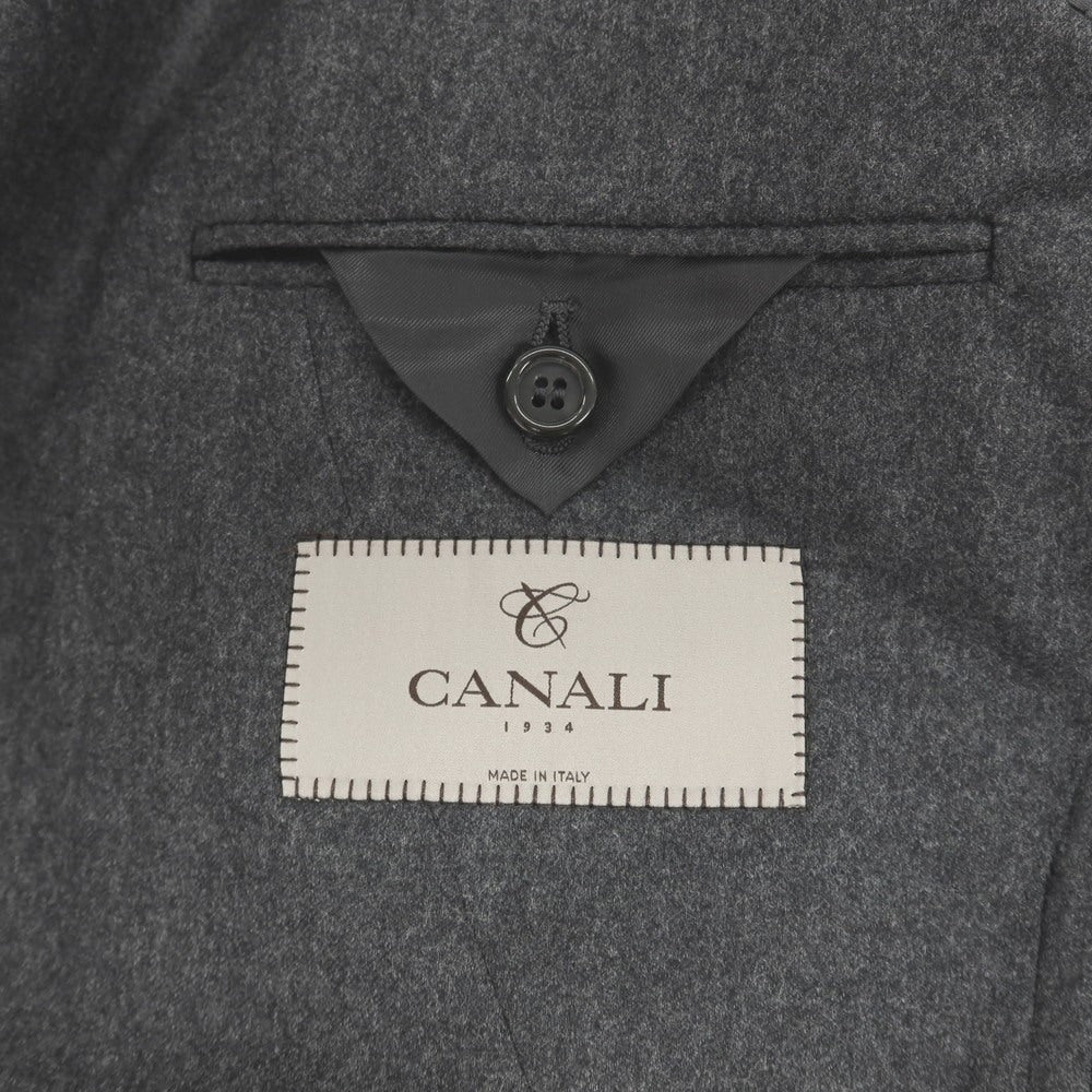 【新品】カナーリ CANALI ウール 3つボタンスーツ グレー【サイズ52】【 状態ランクN 】【 メンズ 】