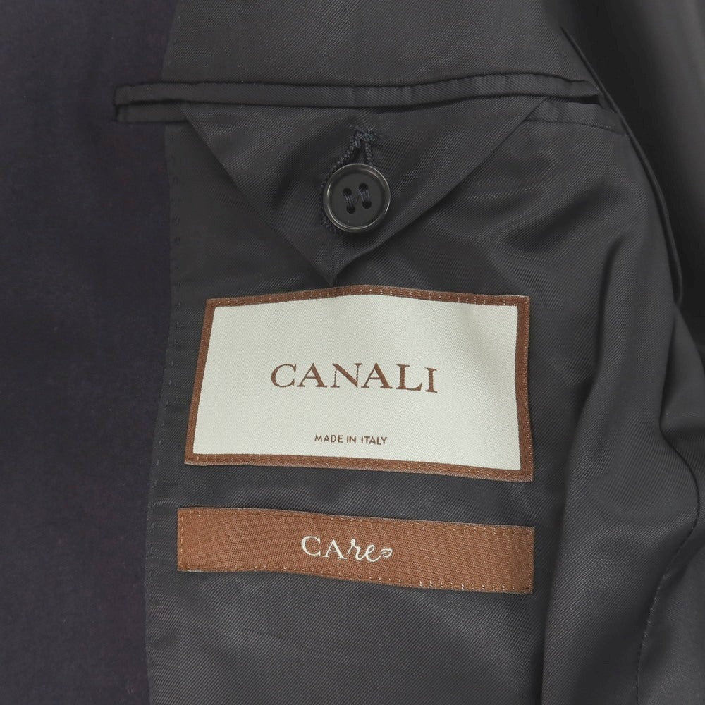 【新品】カナーリ CANALI CAre ウールポリエステルポリウレタン 2つボタンスーツ ネイビー【サイズ52】【 状態ランクN 】【 メンズ 】