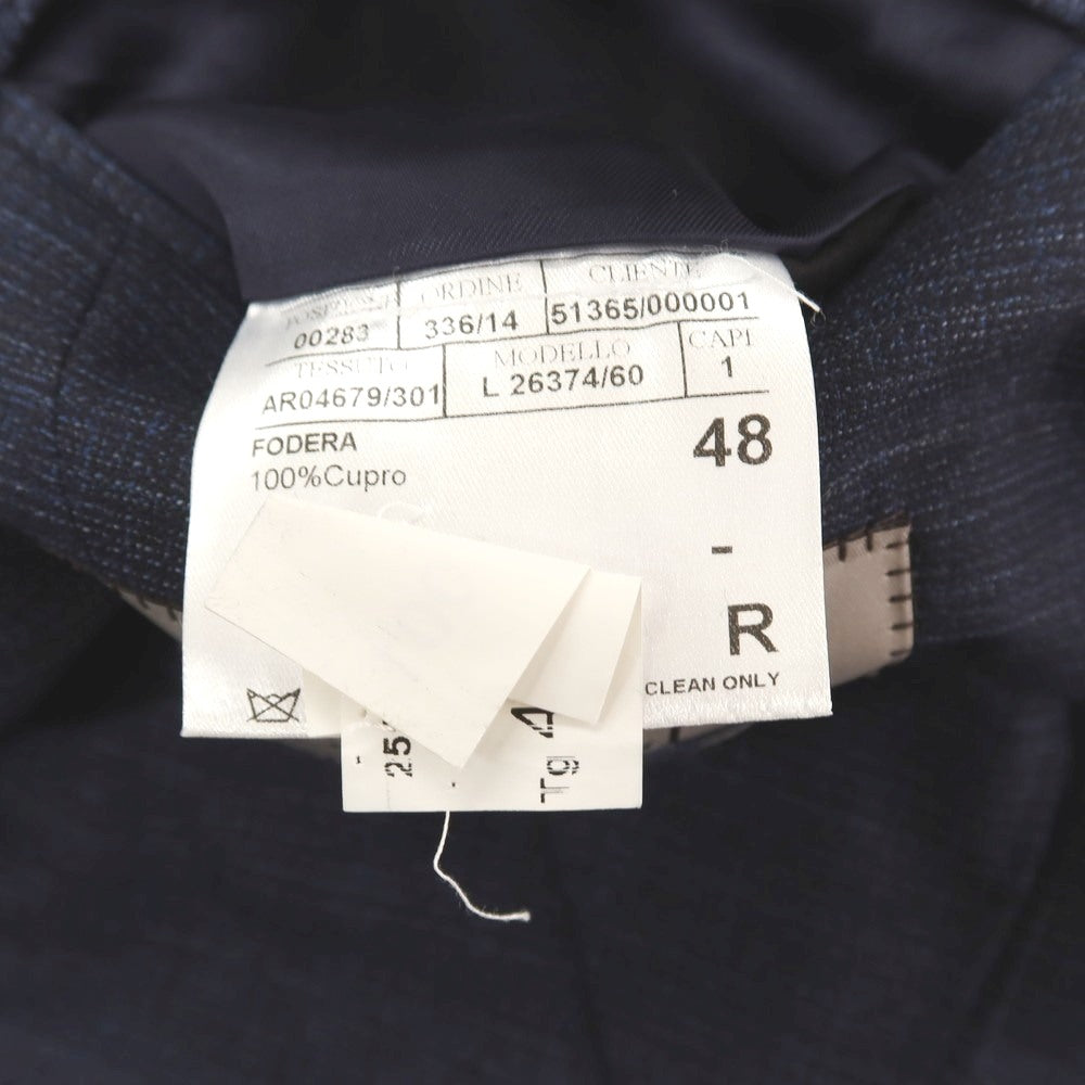 【新品】カナーリ CANALI Impeccabile ウール 3つボタンスーツ ネイビー【サイズ48】【 状態ランクN 】【 メンズ 】
