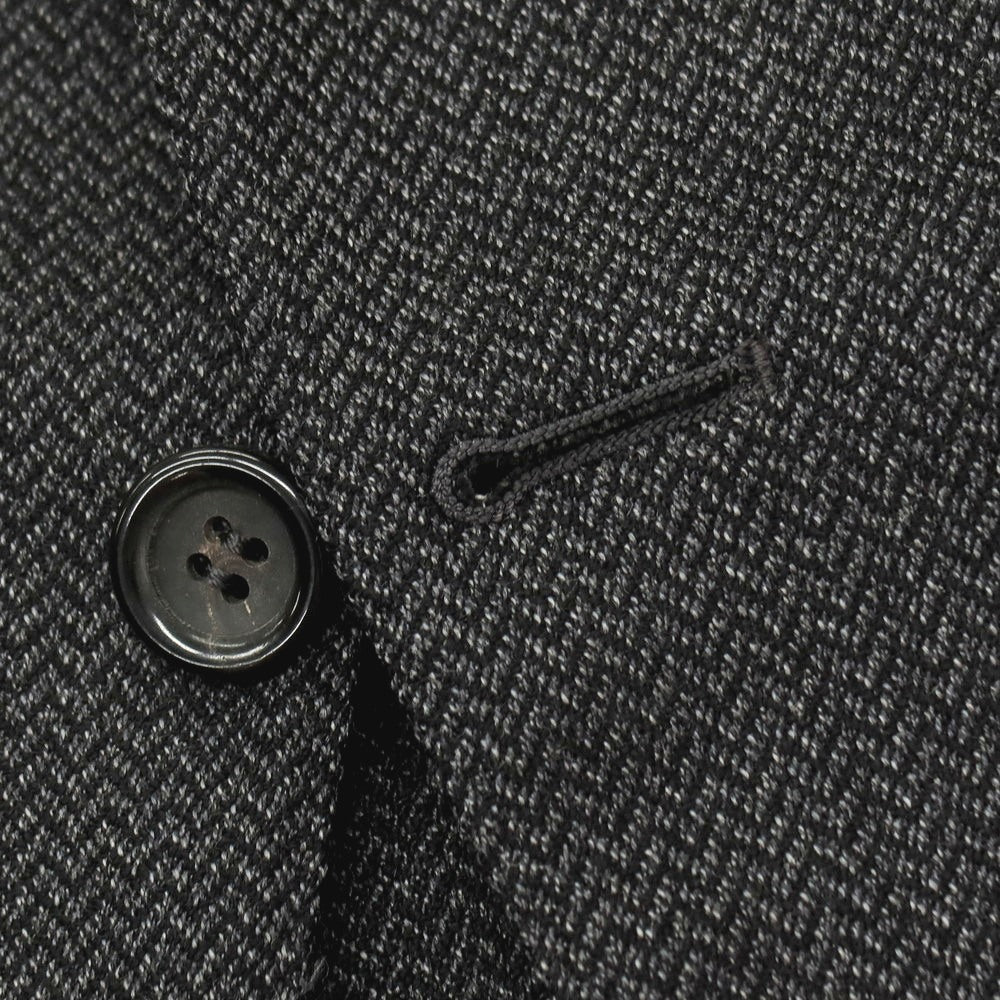 【新品】カナーリ CANALI ストレッチ ウールナイロン ヘリンボーン調 2B テーラードジャケット グレーxブラック【サイズ50】【 状態ランクN 】【 メンズ 】