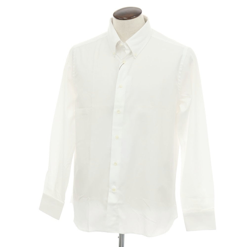 【新品アウトレット】カナーリ CANALI コットン ボタンダウン ドレスシャツ ホワイト【サイズ43】【 状態ランクN- 】【 メンズ 】