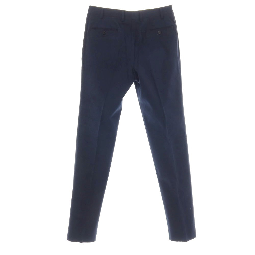 【新品】カナーリ CANALI ストレッチ ツイルコットン カジュアルスラックスパンツ ネイビー【サイズ46】【 状態ランクN 】【 メンズ 】