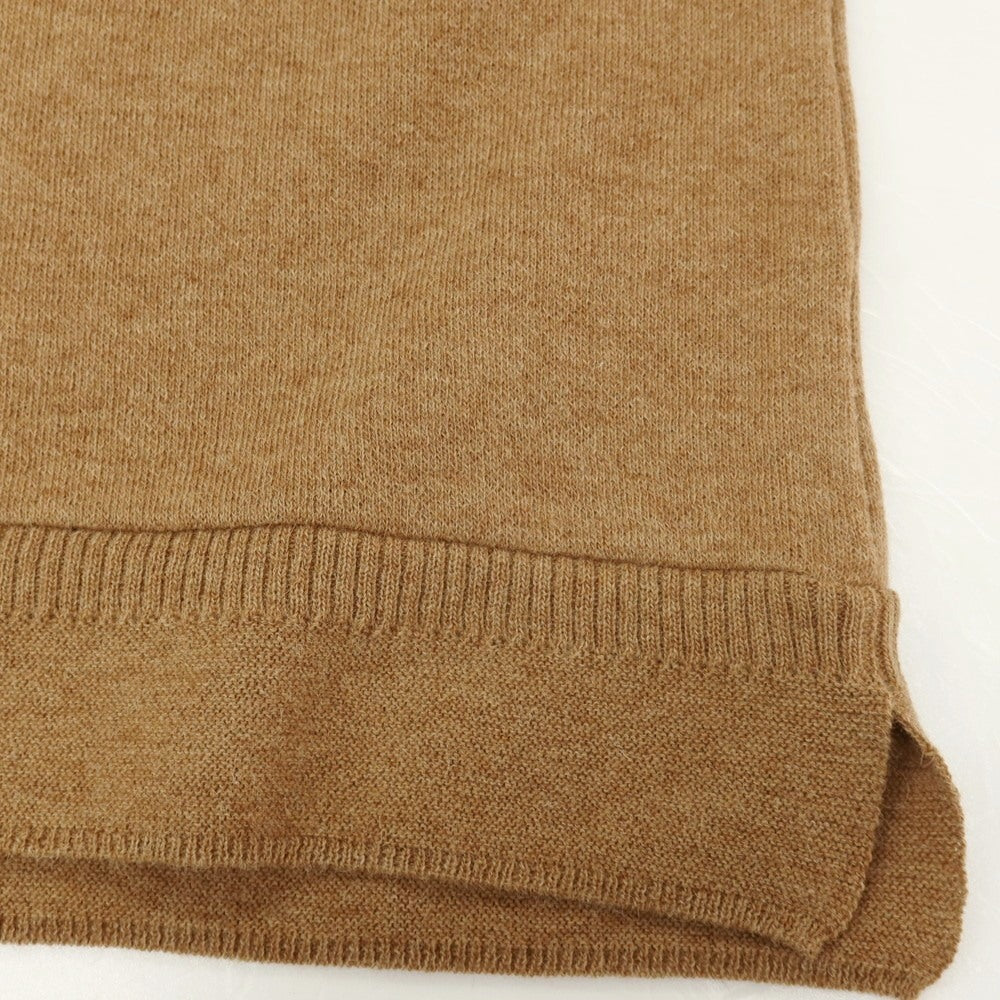 【新品アウトレット】ヴィルーム V::loom ウール系 モックネック プルオーバーニット ライトブラウン【サイズ表記なし(L位)】【 状態ランクN- 】【 メンズ 】
