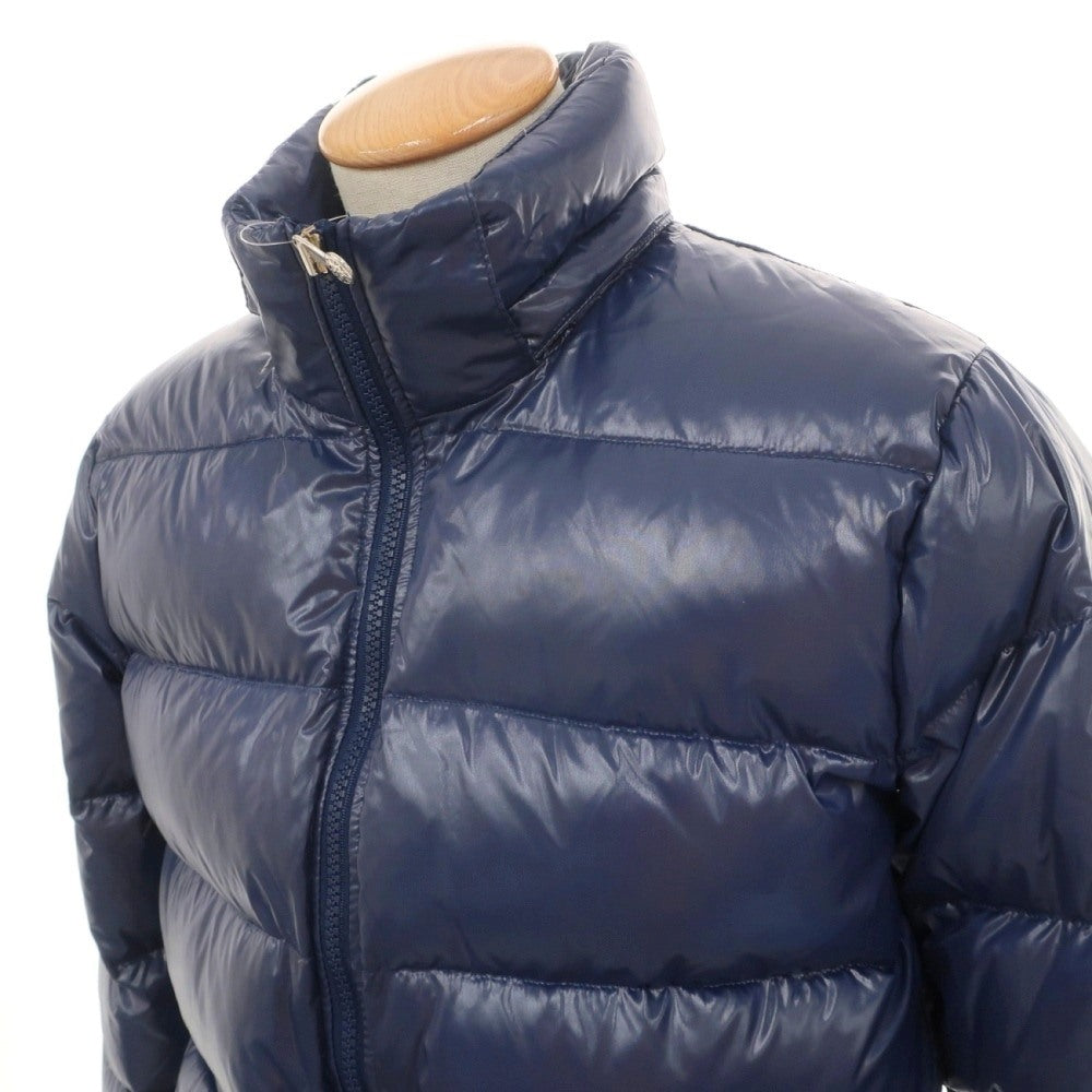 【中古】ピレネックス Pyrenex ポリエステル スタンドカラー ダウンジャケット ネイビー【サイズXS】【 状態ランクB 】【 メンズ 】