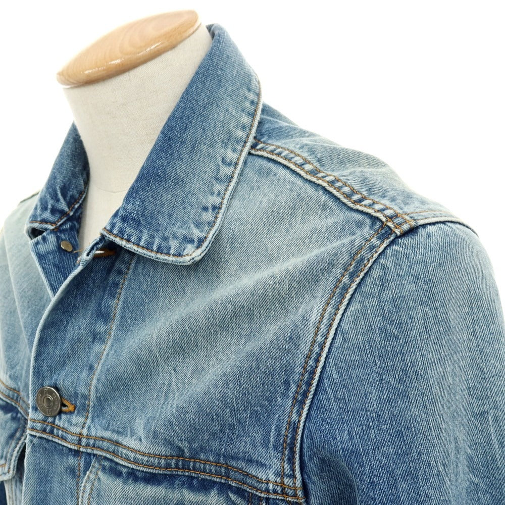 【中古】ピーティートリノ デニム PT TORINO DENIM コットン デニムジャケット ブルー【サイズ46】【 状態ランクA 】【 メンズ 】