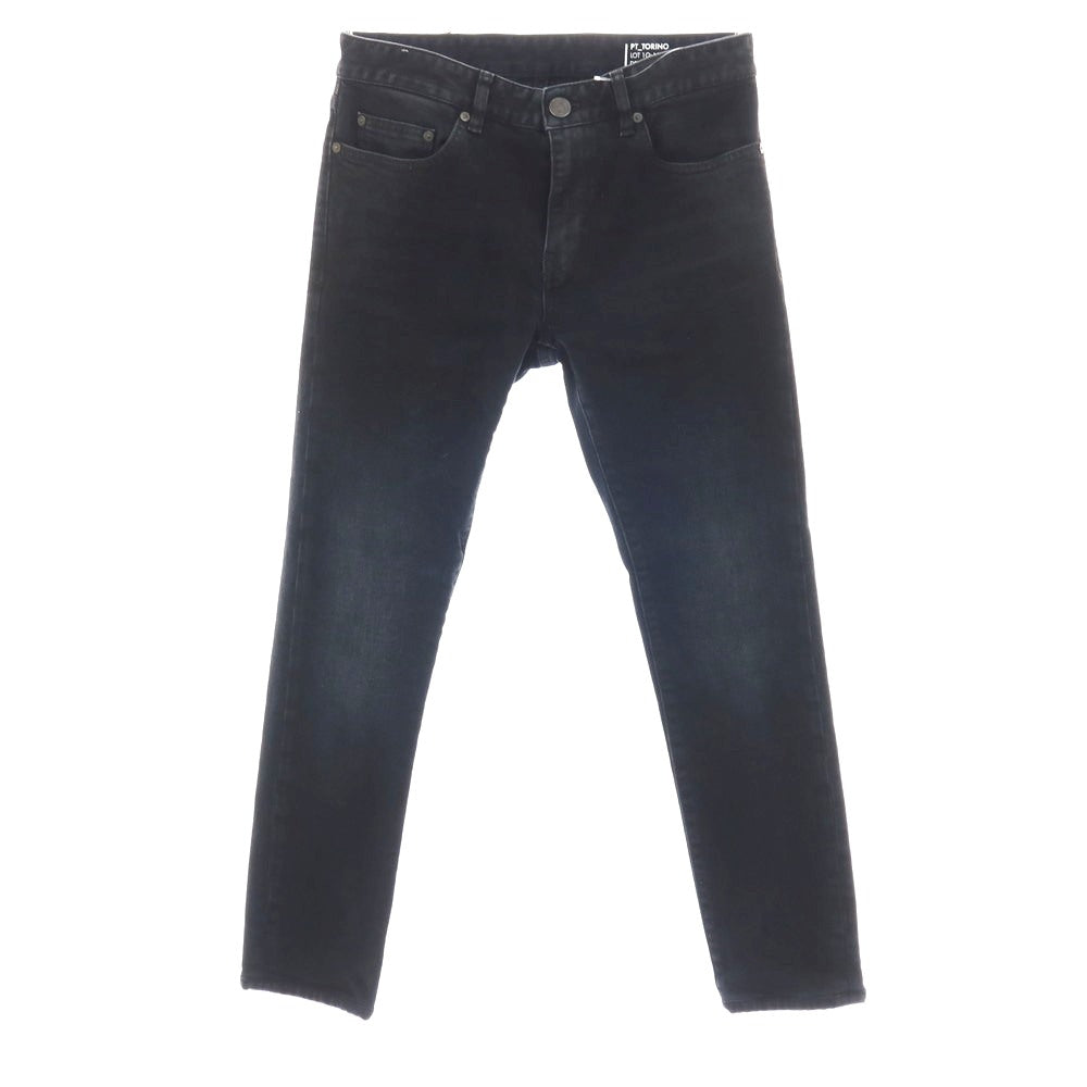 【中古】ピーティートリノ デニム PT TORINO DENIM ROCK ストレッチ コットン デニムパンツ ブラック【サイズ31】【 状態ランクB 】【 メンズ 】
