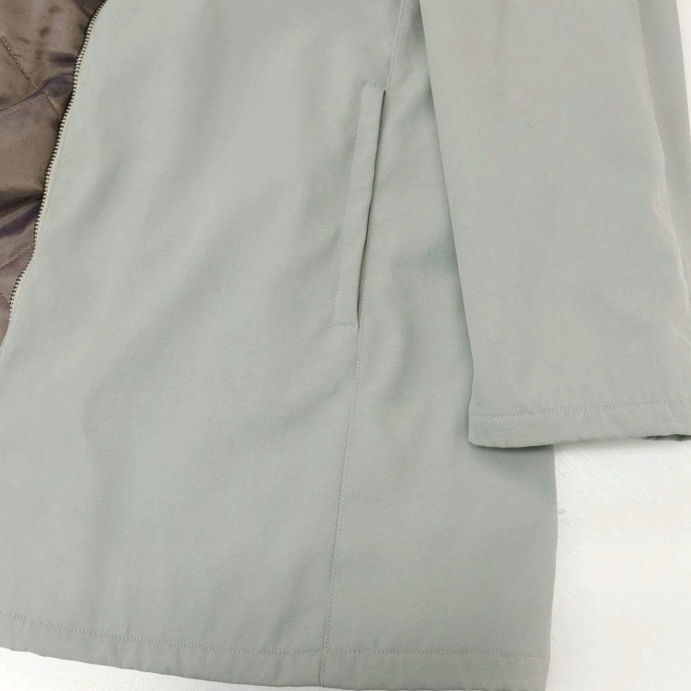 【中古】アルマーニ コレッツォーニ ARMANI COLLEZIONI ナイロンポリエステル 中綿入り ジップアップコート ライトセージグレー系【サイズ52】【 状態ランクC 】【 メンズ 】