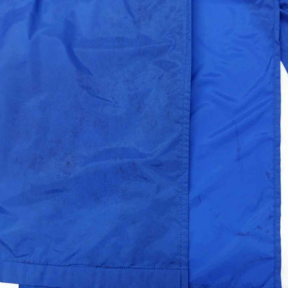 【中古】アクアスキュータム Aquascutum ポケッタブル ポリエステル トレンチコート ブルー【サイズ42】【 状態ランクC 】【 メンズ 】