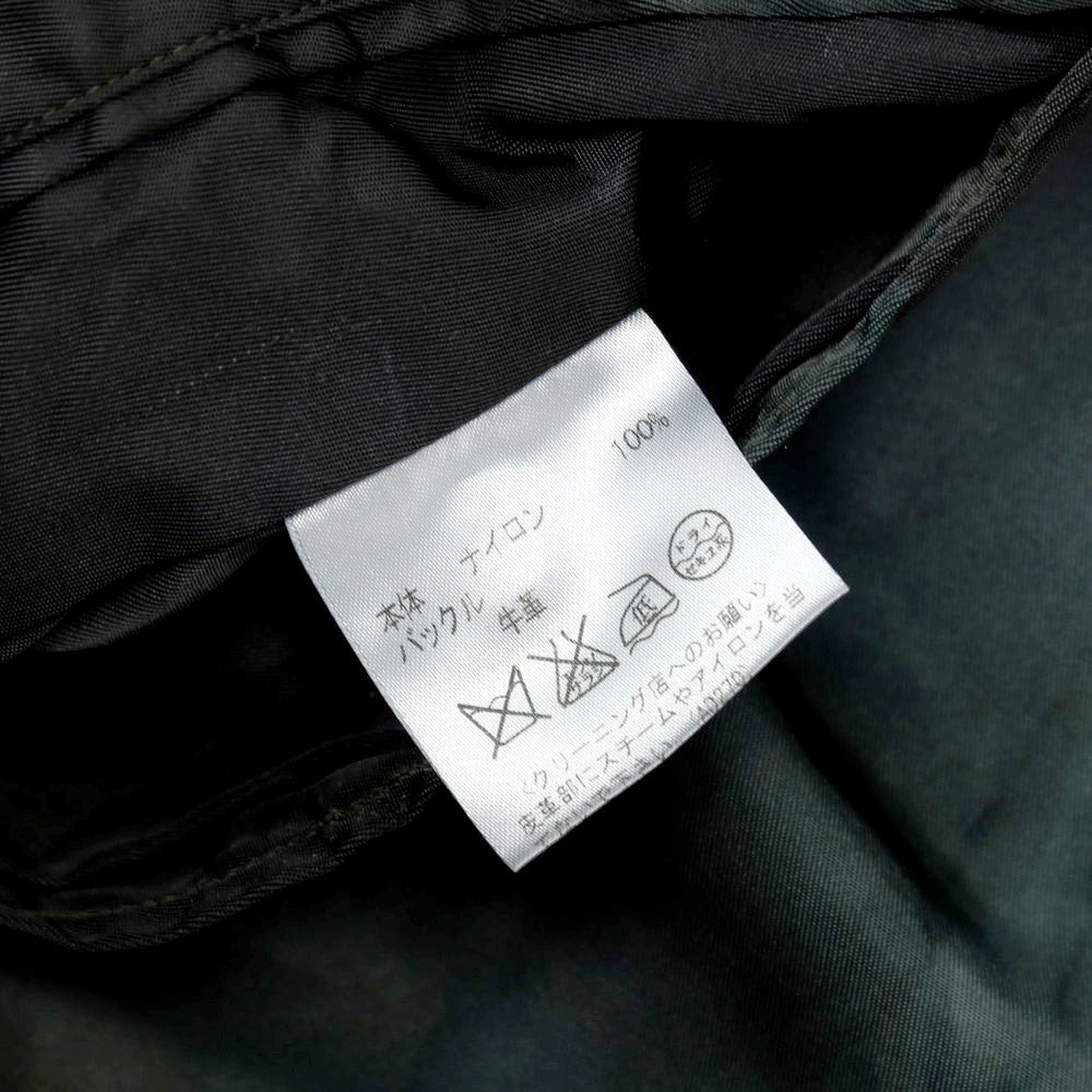 【中古】アクアスキュータム Aquascutum ナイロン カモフラ トレンチコート ダークブルーグリーン系【サイズ42】【 状態ランクC 】【 メンズ 】