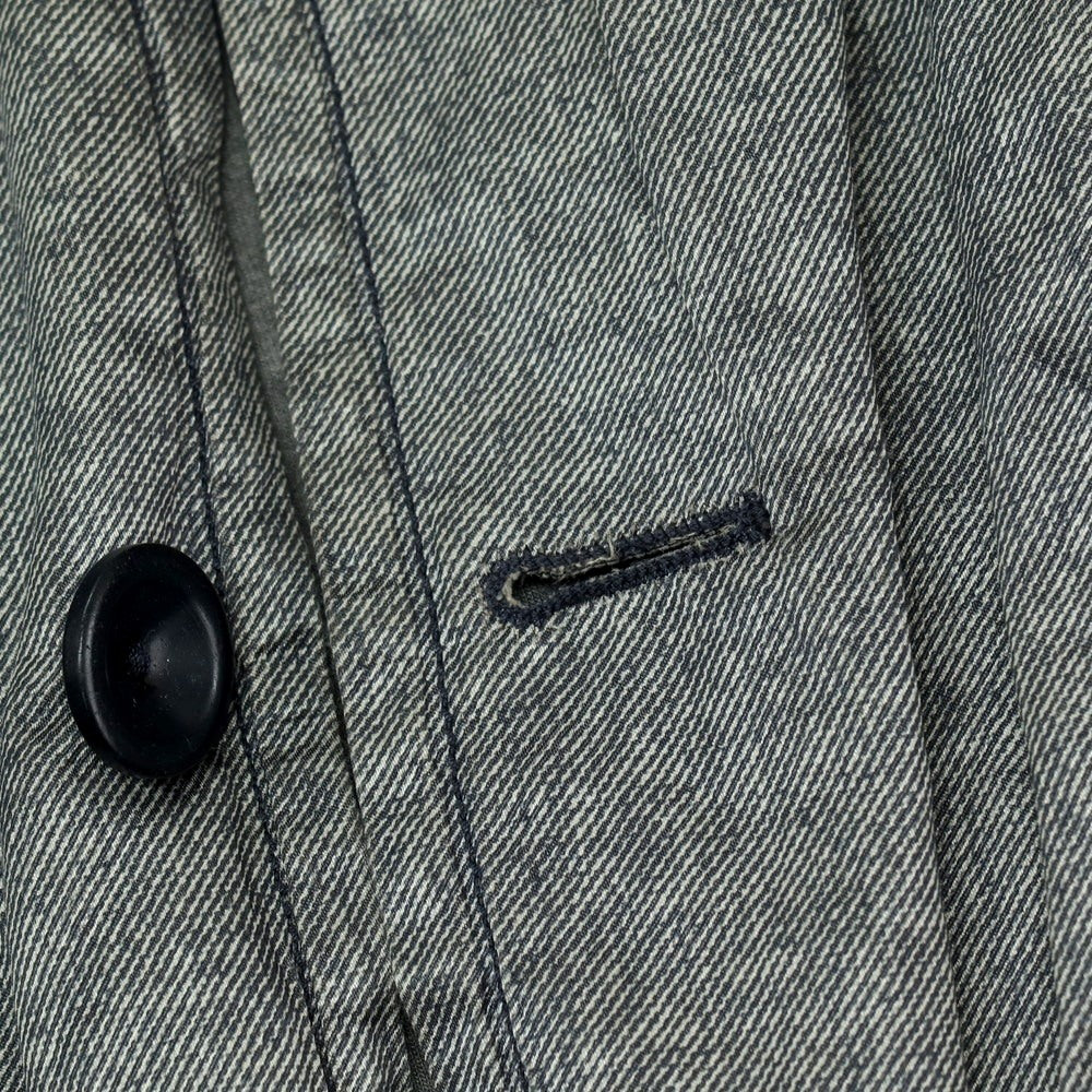 【中古】アルマーニ コレッツォーニ ARMANI COLLEZIONI WATER REPELLENT ポリエステルコットン金属繊維 3B カジュアルジャケット グレー【サイズ52】【 状態ランクC 】【 メンズ 】