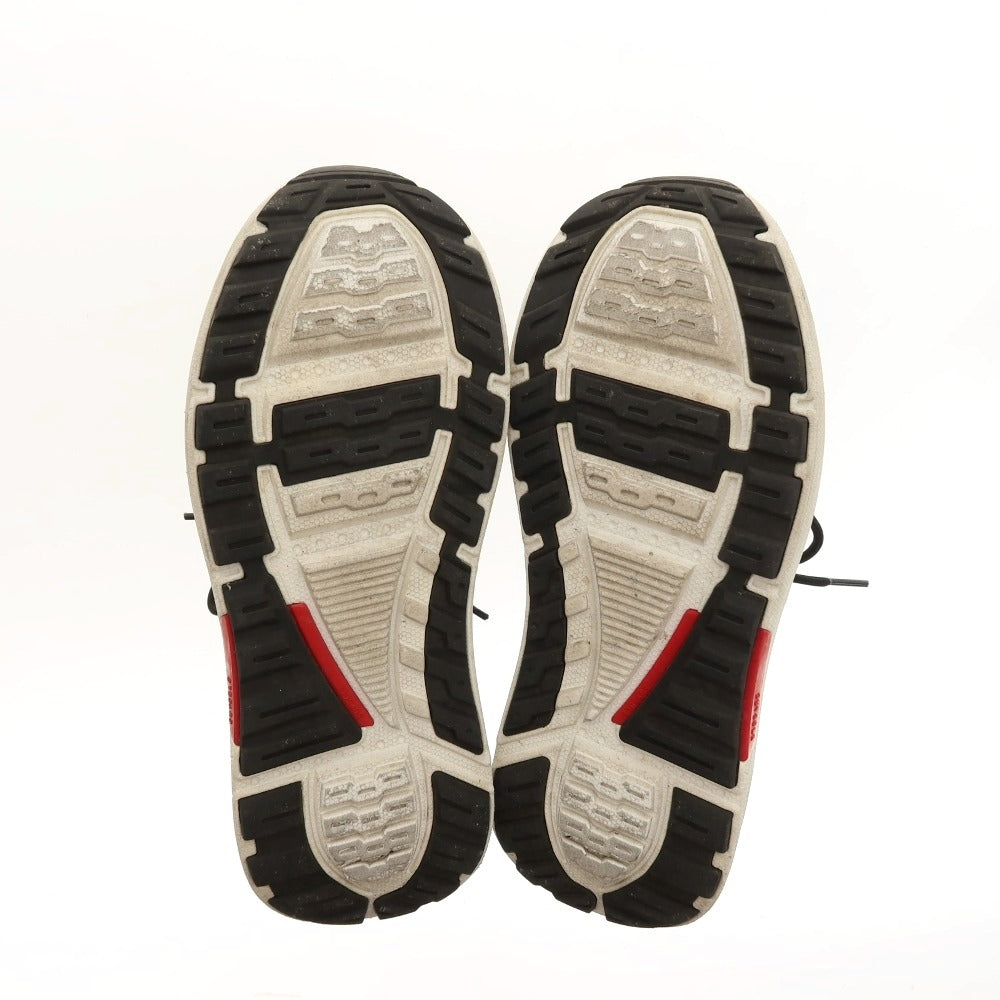 【中古】イズネス is-ness 合成繊維 × SUVSOLE スニーカー ブラックxグレー【サイズ26】【 状態ランクC 】【 メンズ 】