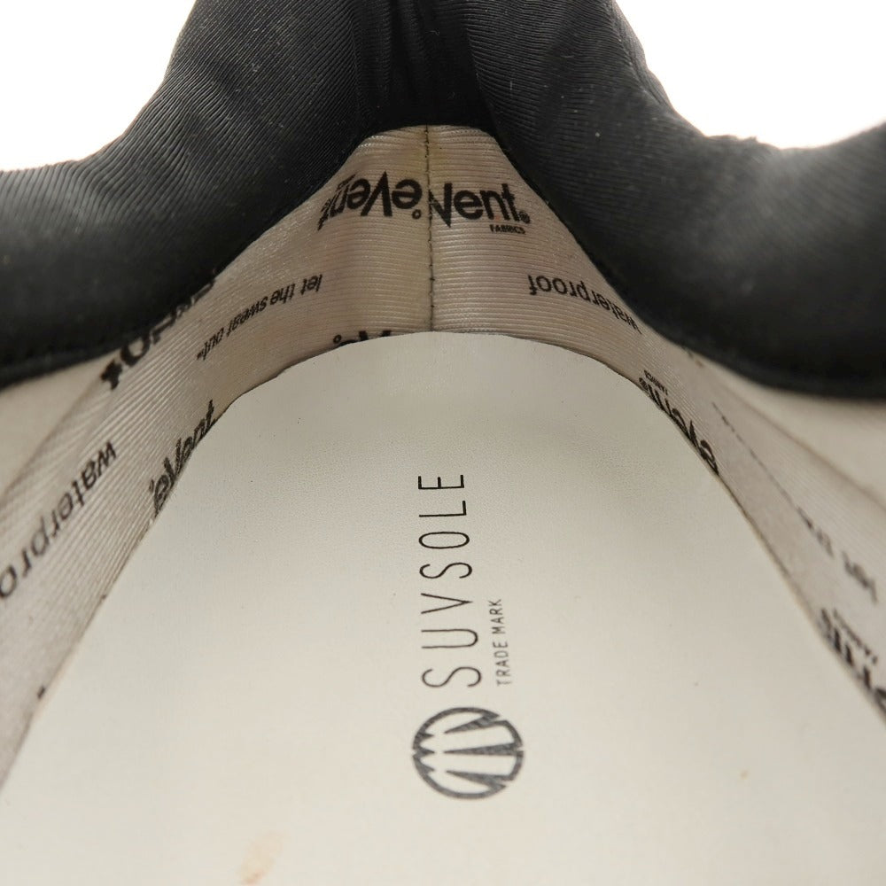 【中古】イズネス is-ness 合成繊維 × SUVSOLE スニーカー ブラックxグレー【サイズ26】【 状態ランクC 】【 メンズ 】