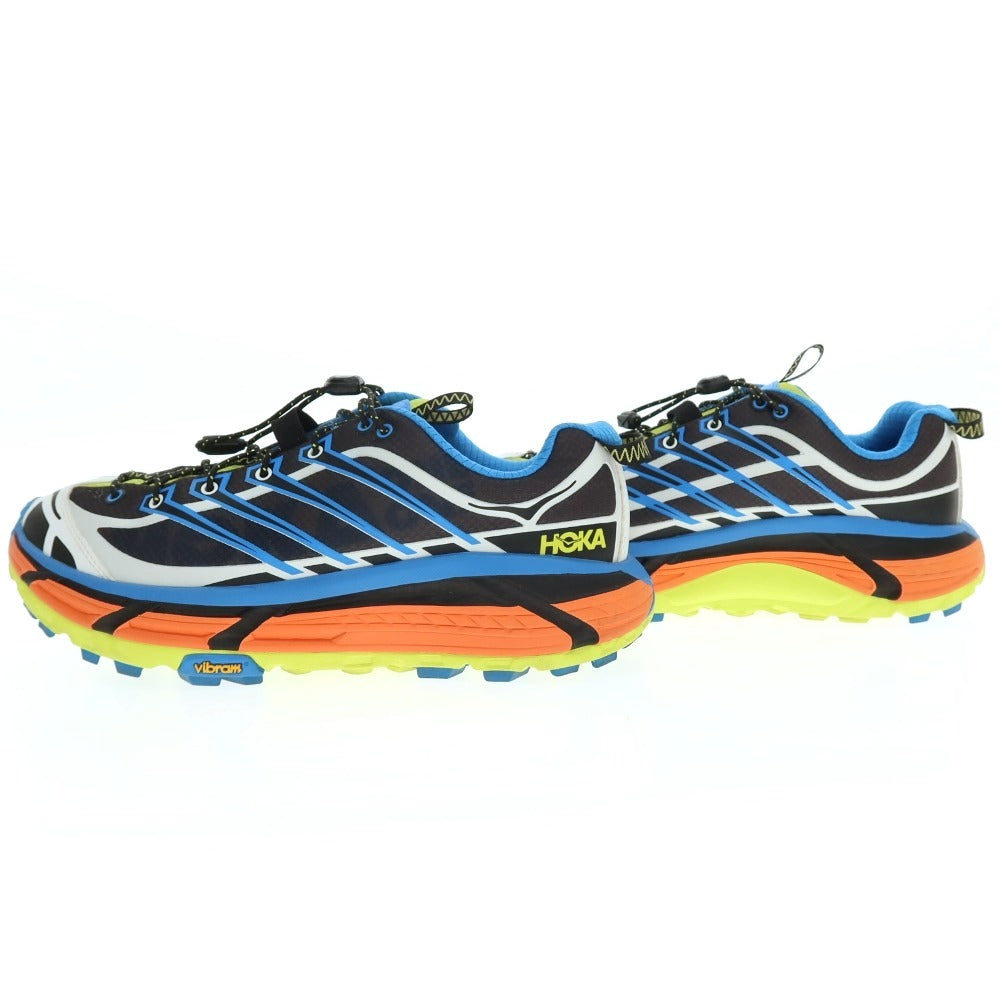【中古】ホカ オネ オネ HOKA ONE ONE MAFATE THREE2 1141572-BDVB 合成繊維 スニーカー ブルーxブラック【サイズ26】【 状態ランクB 】【 メンズ 】